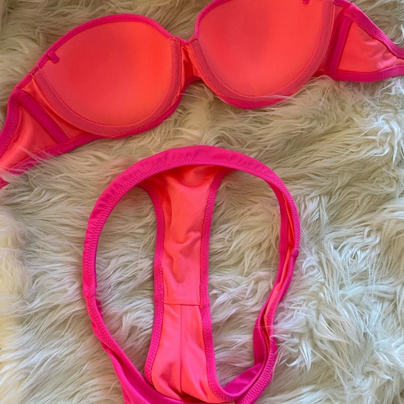 Pink Victoria Secret push up itsy cheeky bikini - Picture 6 of 7